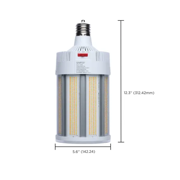 270/200/135 Watt - 30K/40K/50K CCT - Field Selectable LED - Corncob - Mogul Extended Base - 277-480 Ranged Voltage - 600 Watt HID Replacement - Image 20
