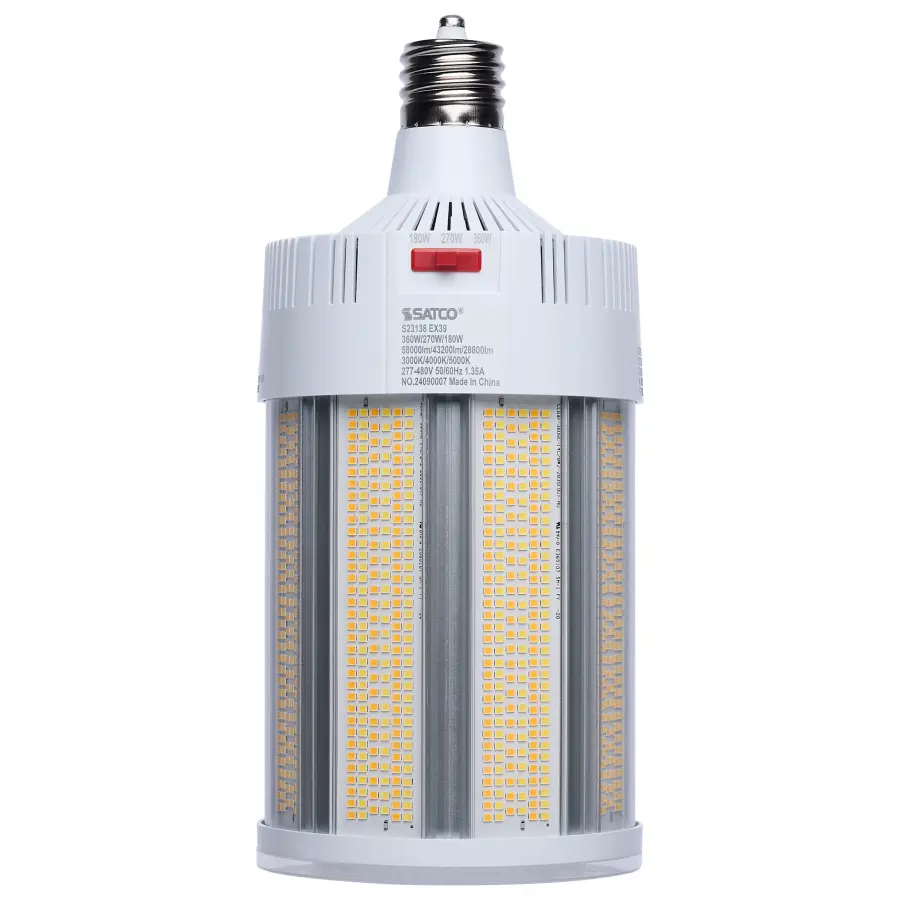 360/270/180 Watt - 30K/40K/50K CCT - Field Selectable LED - Corncob - Mogul Extended Base - 277-480 Ranged Voltage - 750 Watt HID Replacement - Image 1