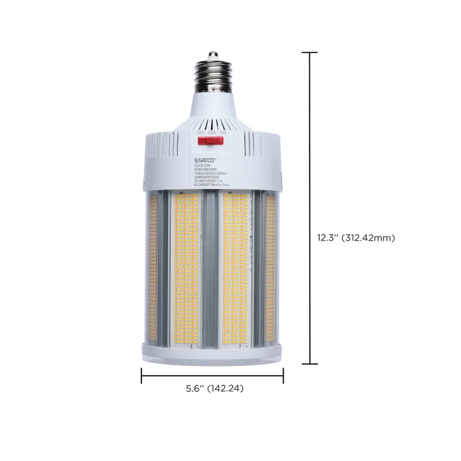 450/338/225 Watt - 30K/40K/50K CCT - Field Selectable LED - Corncob - Mogul Extended Base - 277-480 Ranged Voltage - 1000 Watt HID Replacement - Image 19