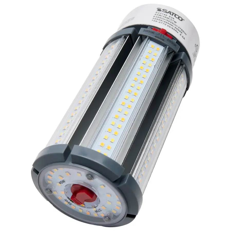 45/36/27 Wattage Selectable - LED HID Replacement - CCT Selectable - Type B - Ballast Bypass - Medium base - 100-277 Volt - ColorQuick Technology - PowerQuick Technology - Image 4