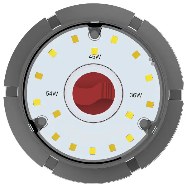 54/45/36 Wattage Selectable - LED HID Replacement - CCT Selectable - Type B - Ballast Bypass - Extended Mogul base - 100-277 Volt - ColorQuick Technology - PowerQuick Technology - Image 3
