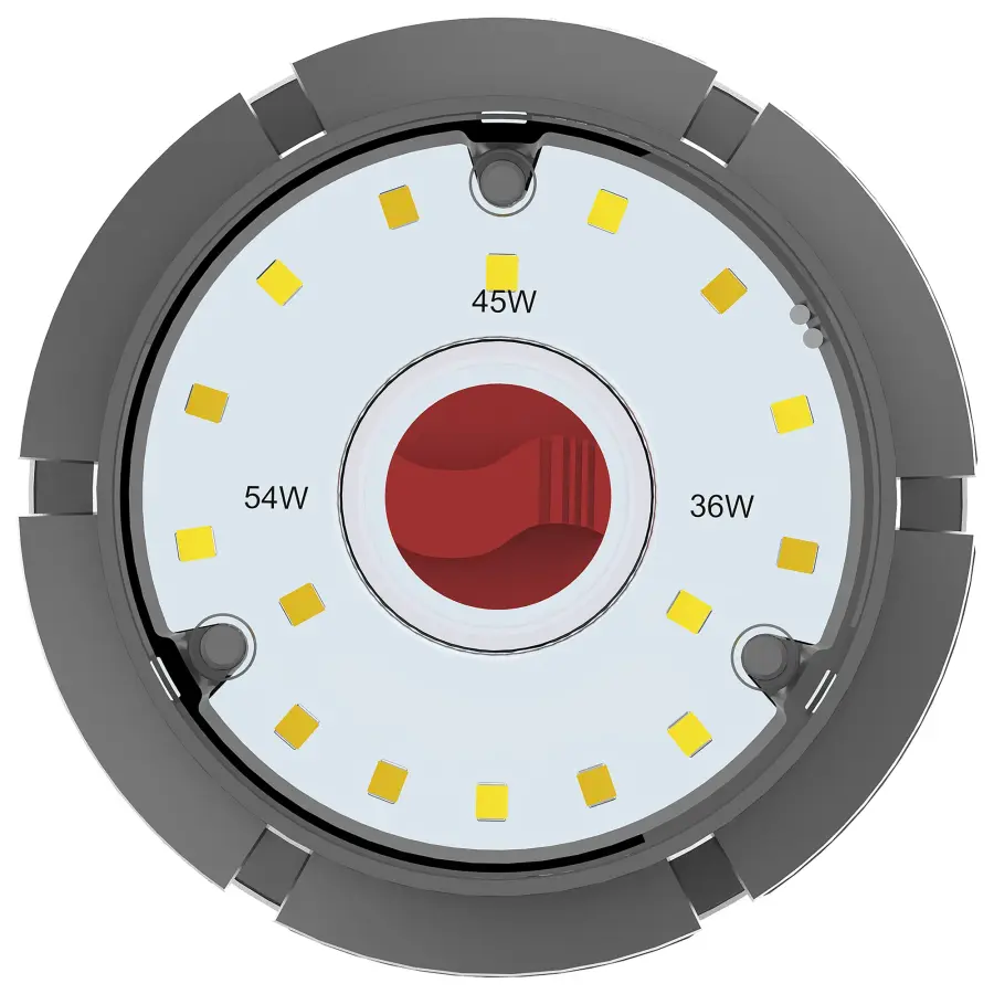 54/45/36 Wattage Selectable - LED HID Replacement - CCT Selectable - Type B - Ballast Bypass - Extended Mogul base - 100-277 Volt - ColorQuick Technology - PowerQuick Technology - Image 3