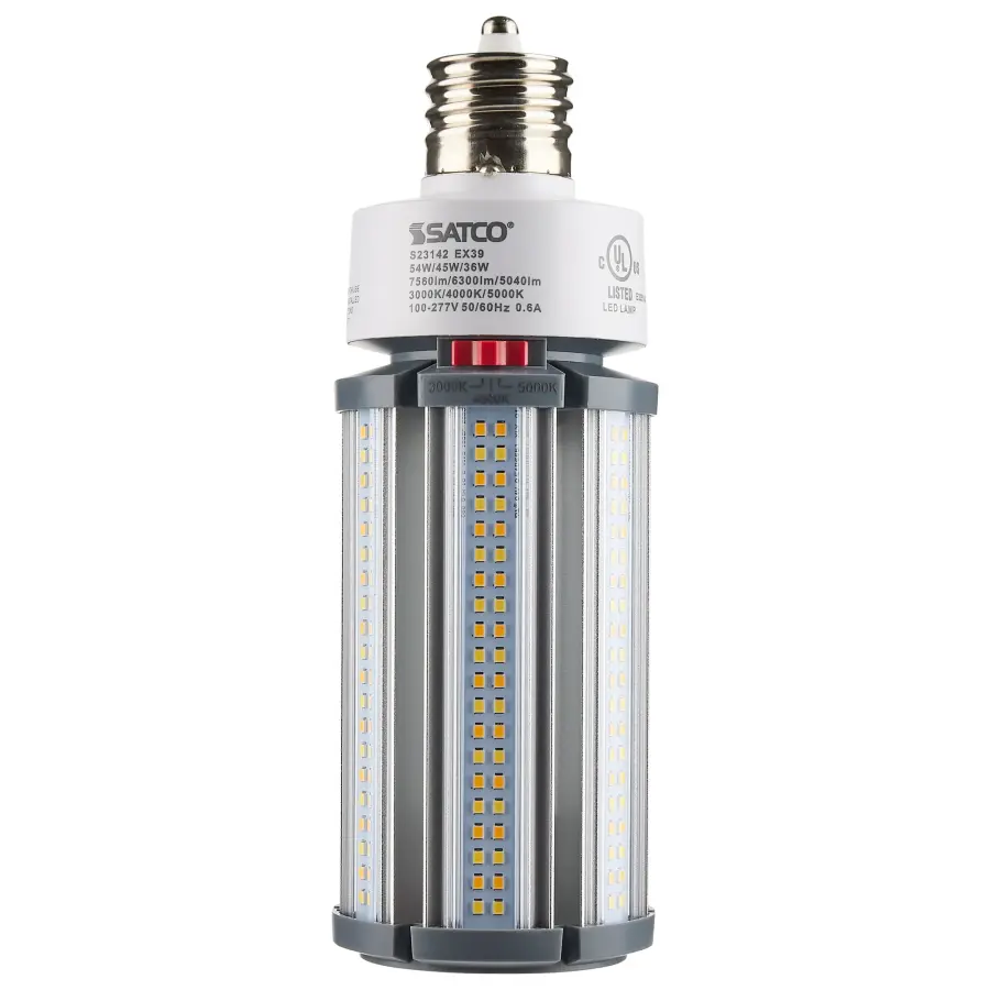 54/45/36 Wattage Selectable - LED HID Replacement - CCT Selectable - Type B - Ballast Bypass - Extended Mogul base - 100-277 Volt - ColorQuick Technology - PowerQuick Technology - Image 6