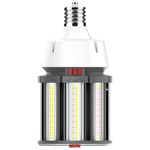 The newest generation of SATCO NUVO's popular Hi-Pro commercial LED lamps provides up to 80 percent in energy savings and brings advanced features allowing them to adjust to more applications. The CCT Wattage selectable capability built into each lamp means more versatility and custom-tailed light to many more venues. Designed to deliver clean, efficient LED lighting at 360 degrees from higher fixtures. This lamp is perfect for gymnasiums, factory floors, health clubs, warehouses and any venue where high ceilings require high-lumen, safe, superior light output.