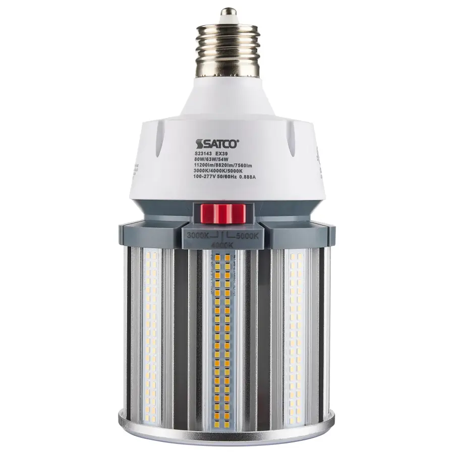 80/63/54 Wattage Selectable - LED HID Replacement - CCT Selectable - Type B - Ballast Bypass - Extended Mogul base - 100-277 Volt - ColorQuick Technology - PowerQuick Technology - Image 6