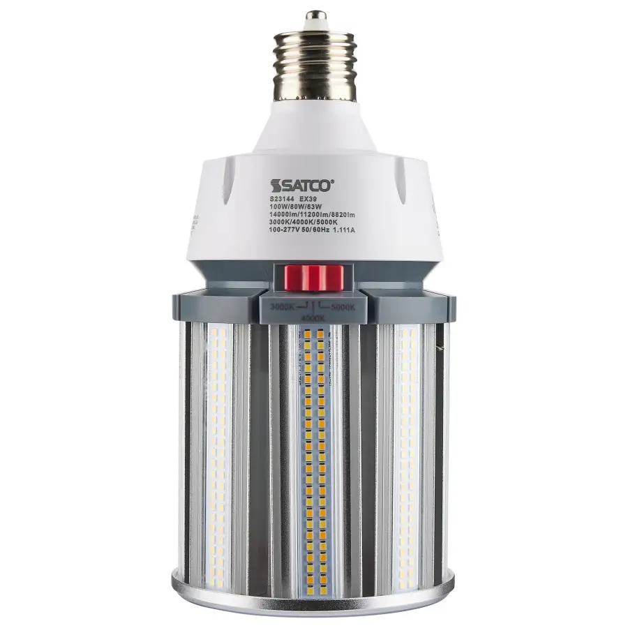 100/80/63 Wattage Selectable - LED HID Replacement - CCT Selectable - Type B - Ballast Bypass - Extended Mogul base - 100-277 Volt - ColorQuick Technology - PowerQuick Technology - Image 6