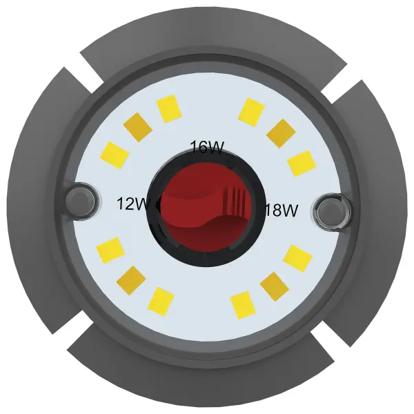 18/16/12 Wattage Selectable - LED HID Replacement - CCT Selectable - Type B - Ballast Bypass - Medium base - 100-277 Volt - ColorQuick Technology - PowerQuick Technology - Image 3