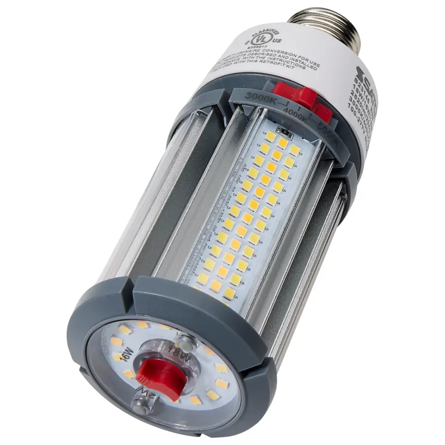 18/16/12 Wattage Selectable - LED HID Replacement - CCT Selectable - Type B - Ballast Bypass - Medium base - 100-277 Volt - ColorQuick Technology - PowerQuick Technology - Image 4