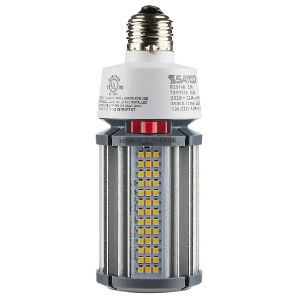 18/16/12 Wattage Selectable - LED HID Replacement - CCT Selectable - Type B - Ballast Bypass - Medium base - 100-277 Volt - ColorQuick Technology - PowerQuick Technology - Image 6