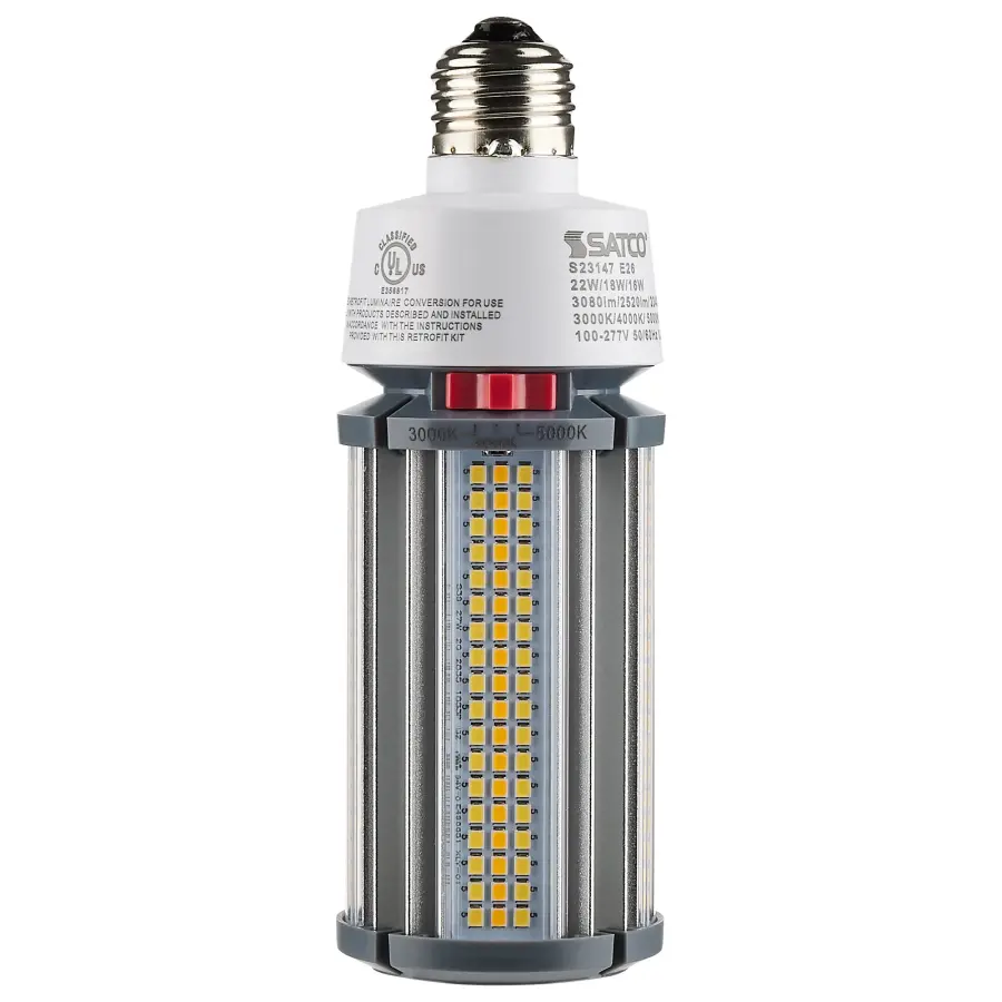22/18/16 Wattage Selectable - LED HID Replacement - CCT Selectable - Type B - Ballast Bypass - Medium base - 100-277 Volt - ColorQuick Technology - PowerQuick Technology - Image 6