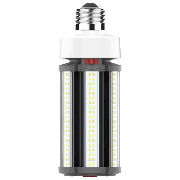 The newest generation of our popular Hi-Pro commercial LED lamps provides up to 80 percent in energy savings and brings advanced features allowing them to adjust to more applications. The CCT Wattage selectable capability built into each lamp means more versatility and custom-tailed light to many more venues. Designed to deliver clean, efficient LED lighting at 360 degrees from higher fixtures. This lamp is perfect for gymnasiums, factory floors, health clubs, warehouses and any venue where high ceilings require high-lumen, safe, superior light output.