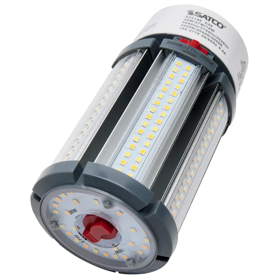 36/27/18 Wattage Selectable - LED HID Replacement - CCT Selectable - Type B - Ballast Bypass - Medium base - 100-277 Volt - ColorQuick Technology - PowerQuick Technology - Image 4