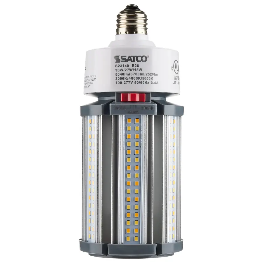 36/27/18 Wattage Selectable - LED HID Replacement - CCT Selectable - Type B - Ballast Bypass - Medium base - 100-277 Volt - ColorQuick Technology - PowerQuick Technology - Image 6