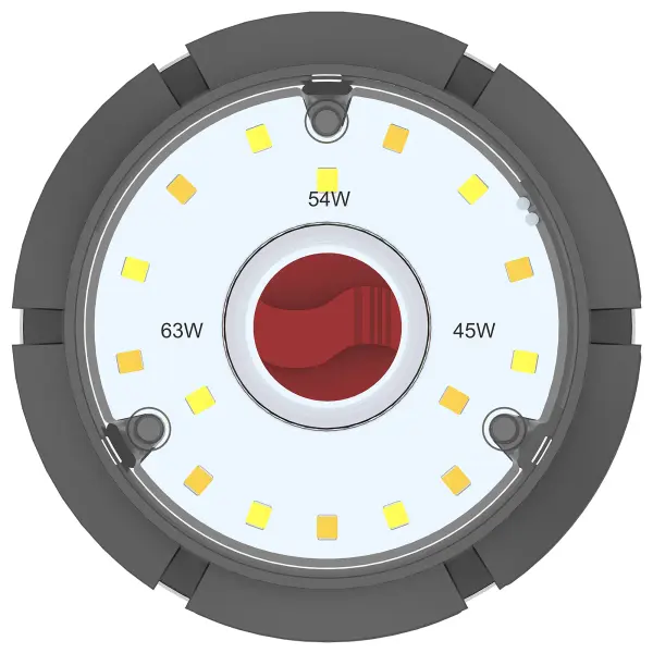 63/54/45 Wattage Selectable - LED HID Replacement - CCT Selectable - Type B - Ballast Bypass - Extended Mogul base - 100-277 Volt - ColorQuick Technology - PowerQuick Technology - Image 3