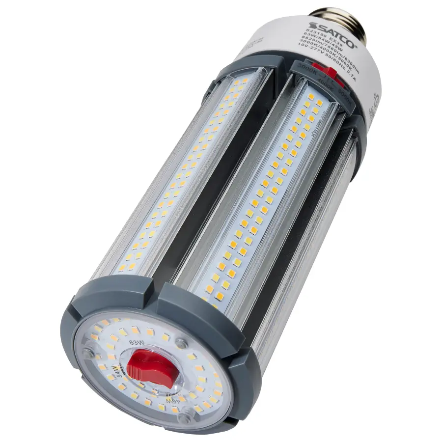 63/54/45 Wattage Selectable - LED HID Replacement - CCT Selectable - Type B - Ballast Bypass - Extended Mogul base - 100-277 Volt - ColorQuick Technology - PowerQuick Technology - Image 4