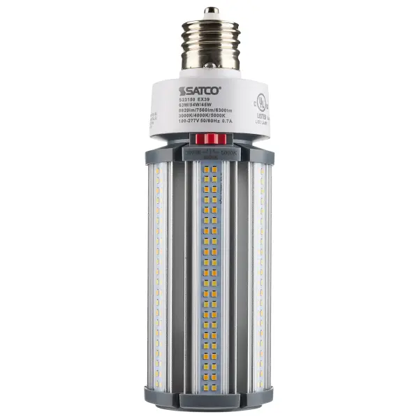 63/54/45 Wattage Selectable - LED HID Replacement - CCT Selectable - Type B - Ballast Bypass - Extended Mogul base - 100-277 Volt - ColorQuick Technology - PowerQuick Technology - Image 6