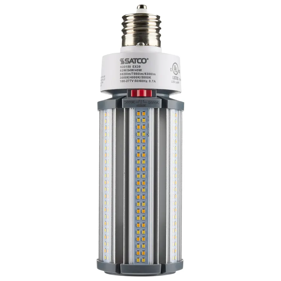 63/54/45 Wattage Selectable - LED HID Replacement - CCT Selectable - Type B - Ballast Bypass - Extended Mogul base - 100-277 Volt - ColorQuick Technology - PowerQuick Technology - Image 6