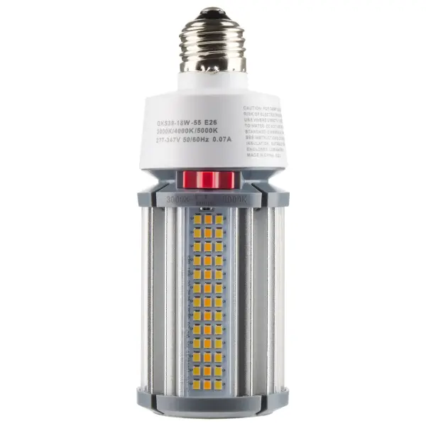 18 Watt LED HID Replacement - CCT Selectable - Type B - Ballast Bypass - Medium Base - 277-347 Volt - ColorQuick Technology - Image 3