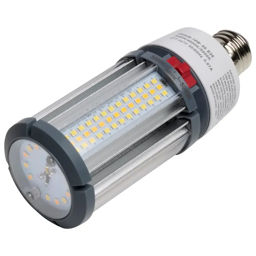 18 Watt LED HID Replacement - CCT Selectable - Type B - Ballast Bypass - Medium Base - 277-347 Volt - ColorQuick Technology - Image 4