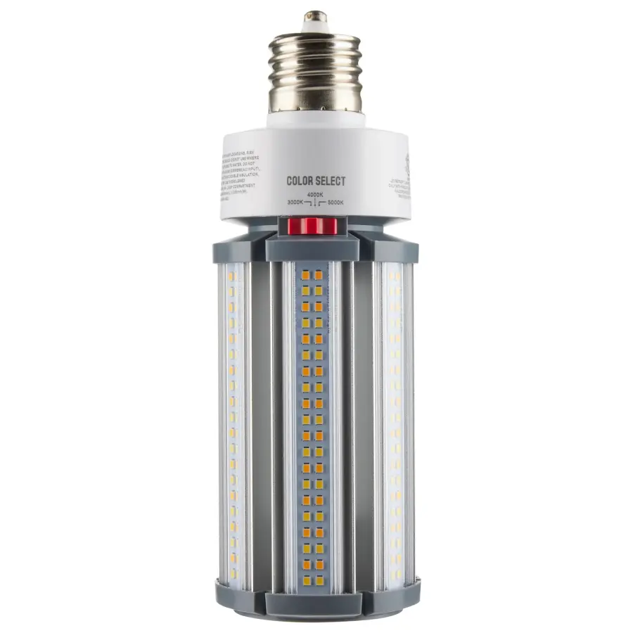 54 Watt LED HID Replacement - CCT Selectable - Type B - Ballast Bypass - Mogul Extended Base - 277-480 Volt - ColorQuick Technology - Image 3