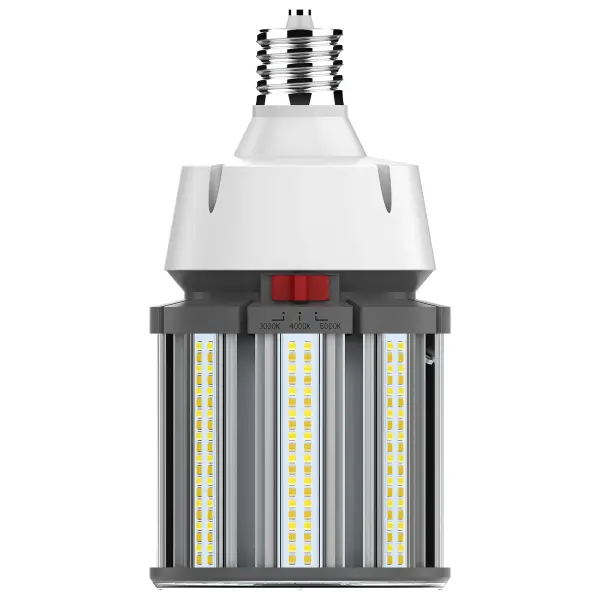 SATCO NUVO's 80 watt LED lamp is the lamp of choice for large scale applications. Illuminate gymnasiums, warehouses, or any other venues with high ceilings requiring light output. This CCT selectable lamp delivers 50,000 hours of clean, energy saving light.