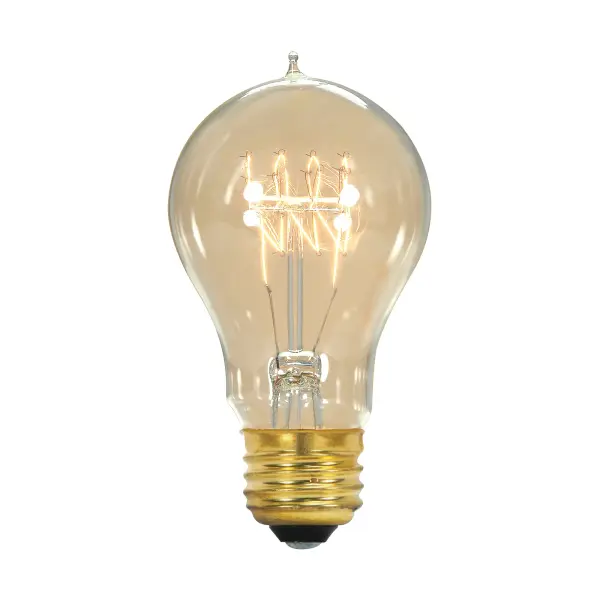 60 Watt A19 Incandescent - Clear - 3000 Average rated hours - 240 Lumens - Medium base - 120 Volt - Image 2