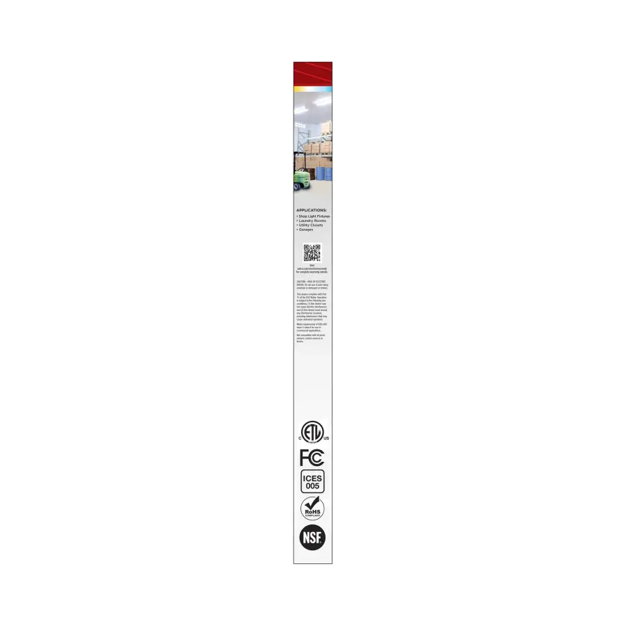 16 Watt T12 LED - 3K/4K/5K/65K CCT Selectable - G13 Base - 2-Pack - Image 6
