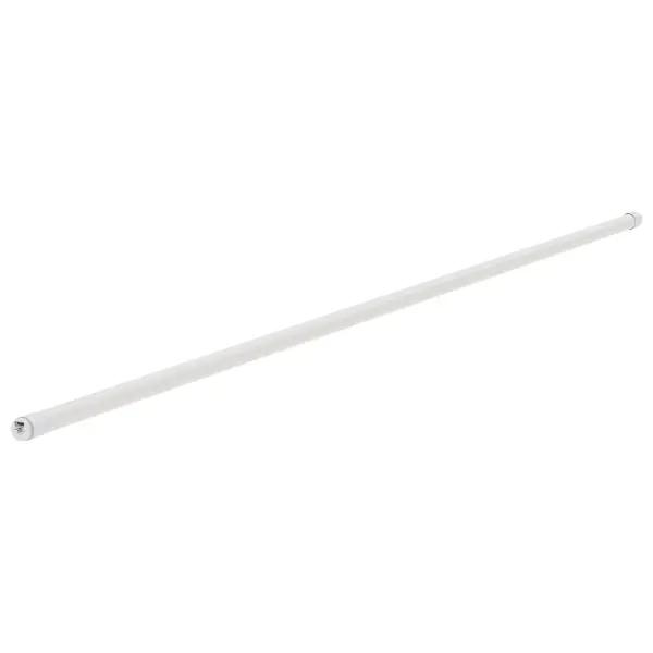 SATCO NUVO's LED T12 ballast compatible lamps are direct replacements for T12 linear fluorescent. Offered in a frosted white finish, these lamps are also PET coated and NSF rated. The 4' model comes with a medium bi-pin base, and the 8' model comes with a Fa8 single-pin base. Conveniently sold in two-packs, these lamps make replacing traditional tubes an easy choice.