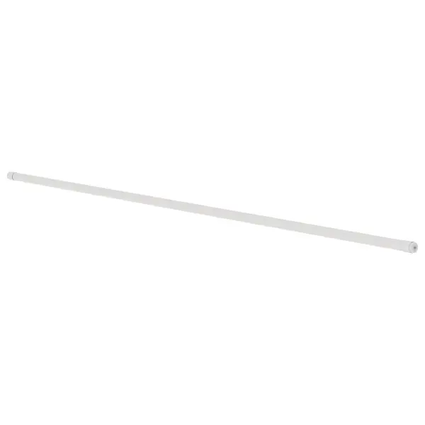 SATCO NUVO's LED T12 ballast compatible lamps are direct replacements for T12 linear fluorescent. Offered in a frosted white finish, these lamps are also PET coated and NSF rated. The 4' model comes with a medium bi-pin base, and the 8' model comes with a Fa8 single-pin base. Conveniently sold in two-packs, these lamps make replacing traditional tubes an easy choice. - alternate view