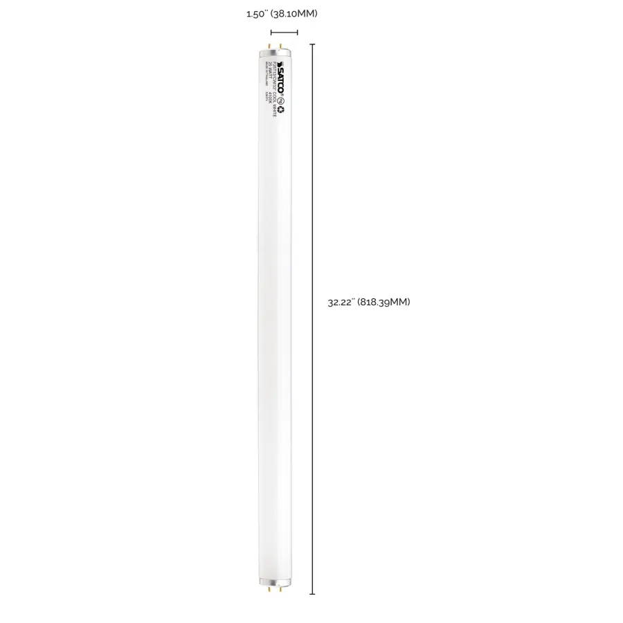 25 Watt - 33 Inch T12 - Medium Bi-pin Base - Image 4