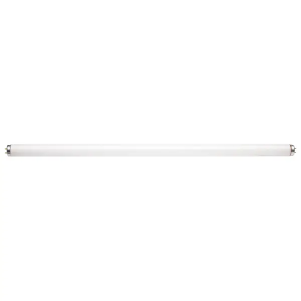Satco's 30-watt, 4100K linear fluorescent lamp brings an alluring light to a variety of work spaces. The lamp shape is T12, with a Medium Bi Pin base. The fluorescent lamp has a white finish, and is rated for 16,000 hours of use. - alternate view