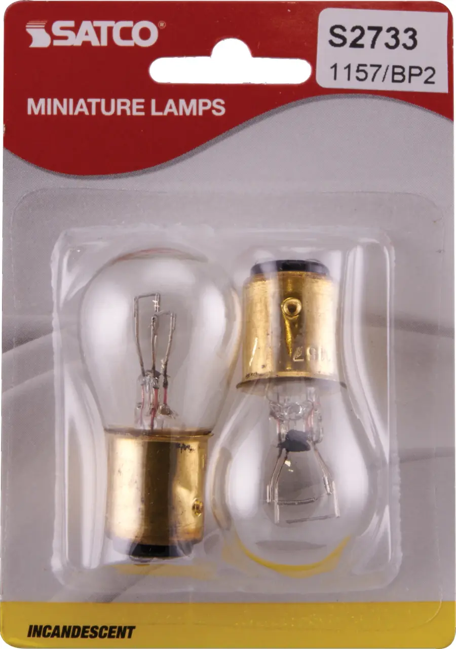 26.88/8.26 Watt miniature - S8 - 1200/5000 Average rated hours - Double Contact Bayonet base - 12.8/14 Volt - 2-Card - Image 5