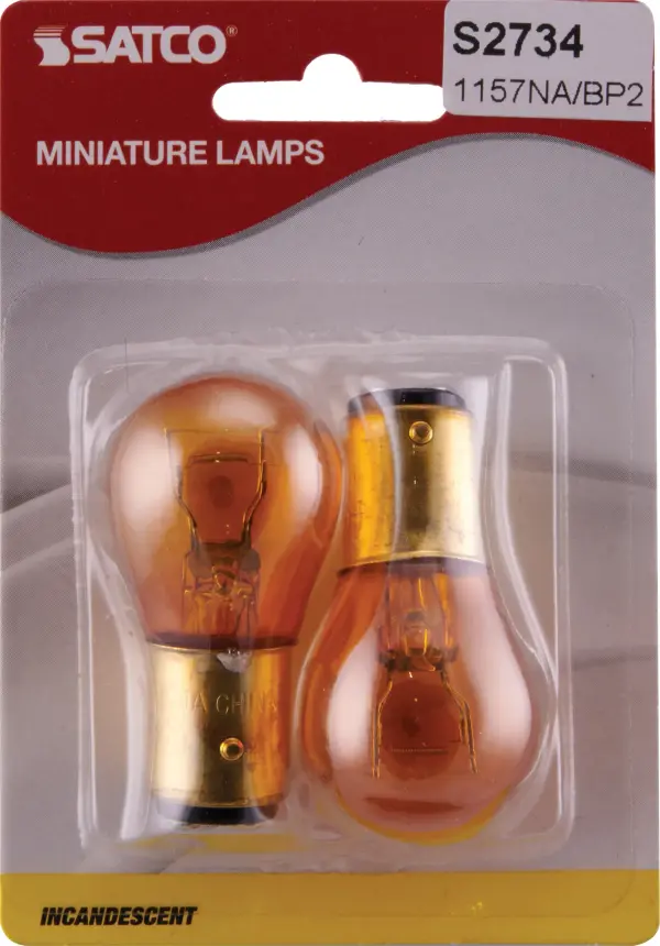 26.88/8.26 Watt miniature - S8 - 1200/5000 Average rated hours - Double Contact Bayonet base - 12.8/14 Volt - 2-Card - Image 5