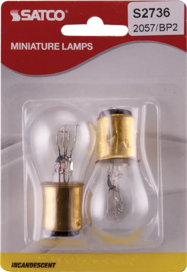 26.88/6.72 Watt miniature - S8 - 1200/5000 Average rated hours - Double Contact Bayonet base - 12.8/14 Volt - 2-Card - Image 7
