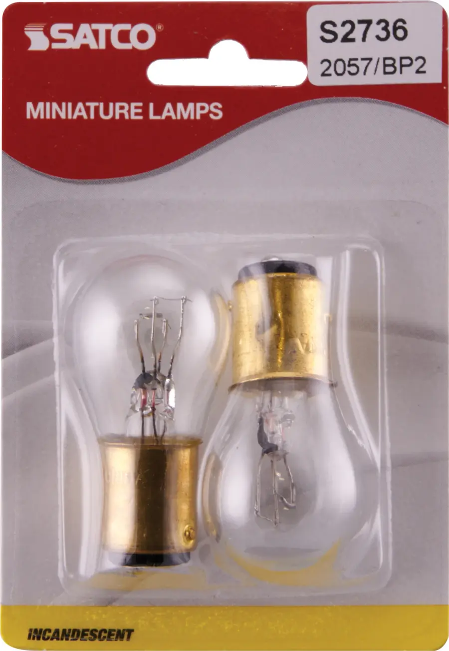 26.88/6.72 Watt miniature - S8 - 1200/5000 Average rated hours - Double Contact Bayonet base - 12.8/14 Volt - 2-Card - Image 7
