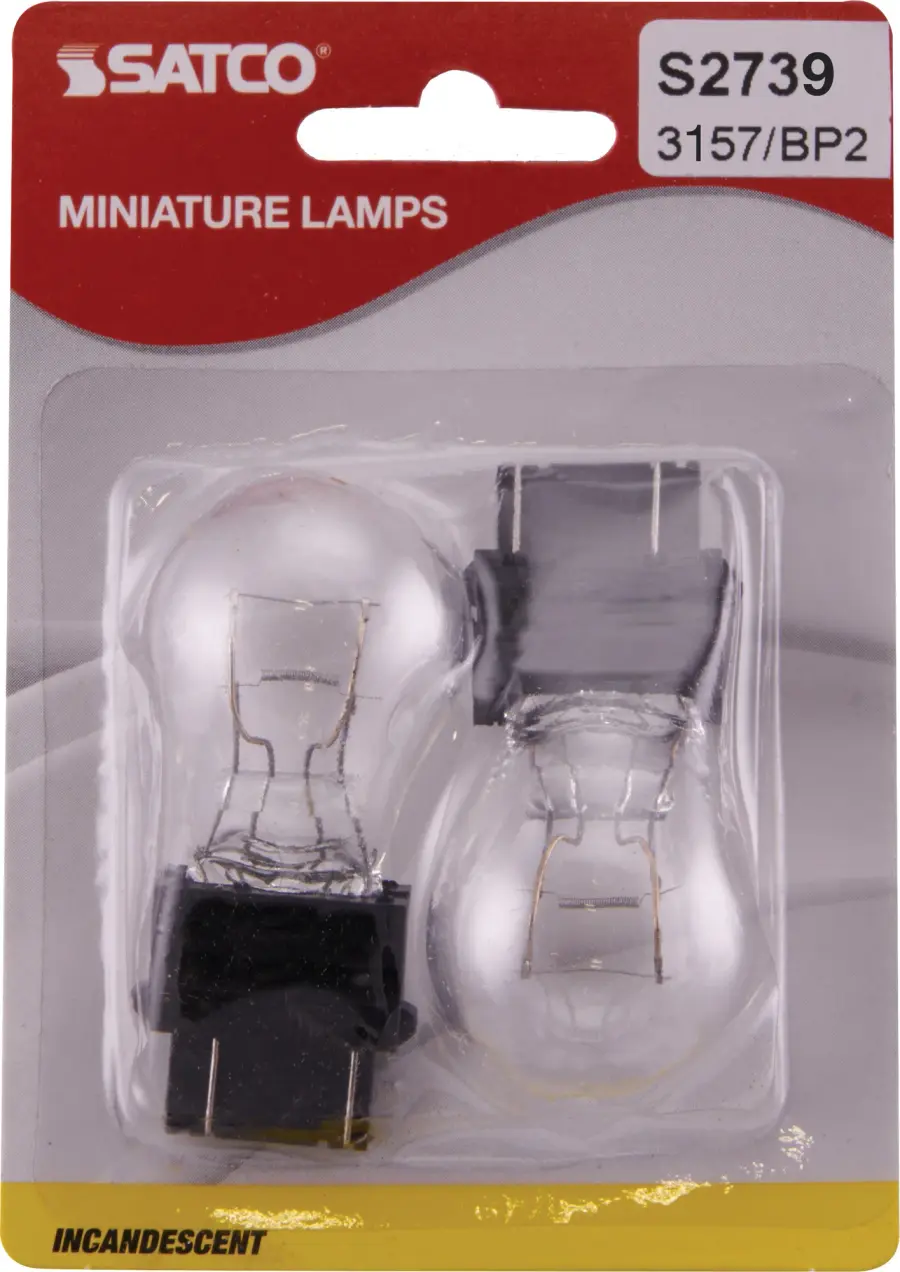 26.88/6.72 Watt miniature - S8 - 1200/5000 Average rated hours - DF Plastic Wedge base - 12.8/14 Volt - 2-Card - Image 5