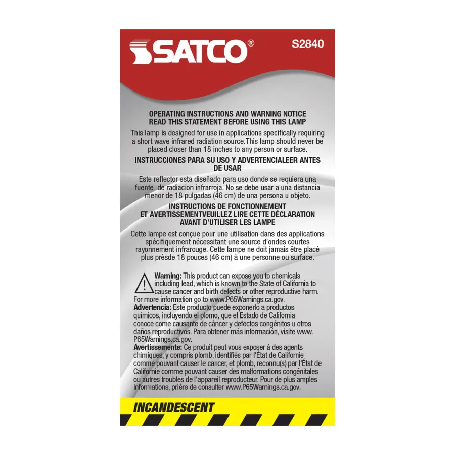 40 Watt A15 Incandescent - Clear - Appliance Lamp - 2500 Average rated hours - 300/225 Lumens - Medium base - 130/120 Volt - Teflon/PFA Shatterproof - Image 4