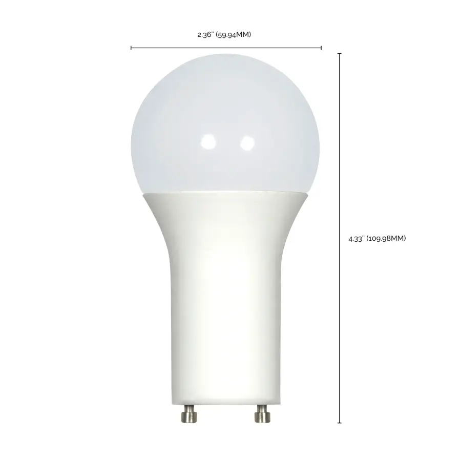 11.5 Watt - A19 LED - 90CRI - 4000K - GU24 base - 220 deg. Beam Angle - 120 Volt - 1100 Lumens - CEC - Image 6