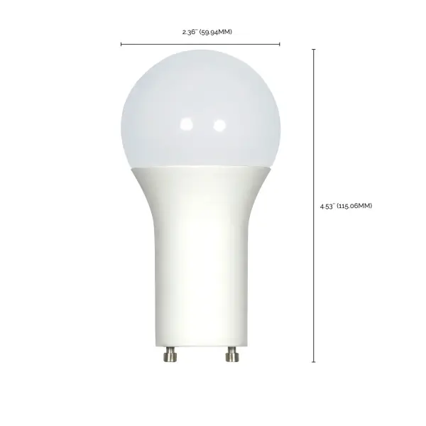 16.5 Watt - A19 LED - 90CRI - 4000K - GU24 base - 220 deg. Beam Angle - 120 Volt - 1600 Lumens - CEC - Image 6