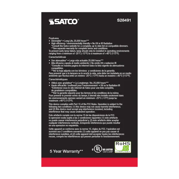 6 Watt - R20 LED - 4000K - Medium base - 120 Volt - Image 4