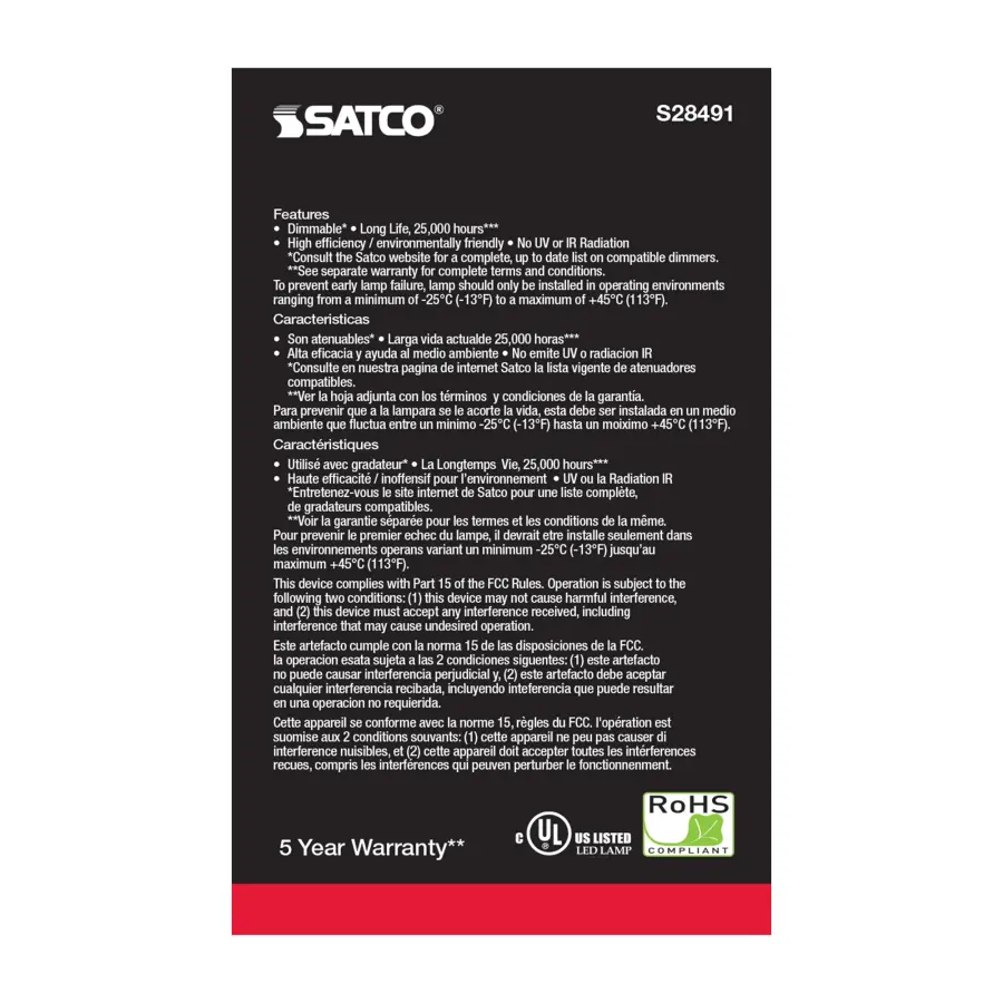 6 Watt - R20 LED - 4000K - Medium base - 120 Volt - Image 4