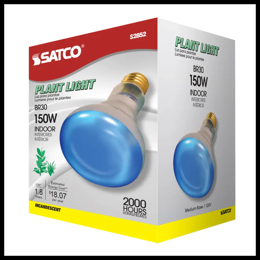150 Watt R30 Incandescent - Grow - 2000 Average rated hours - Medium base - 120 Volt - Image 7