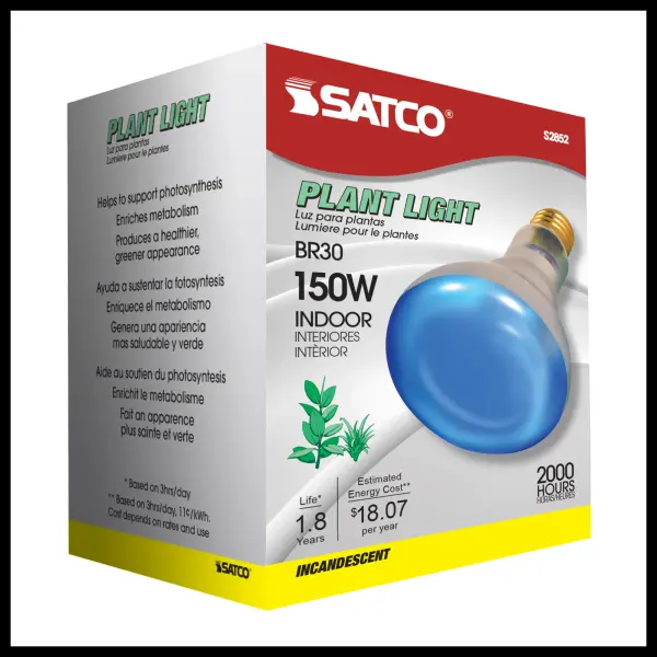 150 Watt R30 Incandescent - Grow - 2000 Average rated hours - Medium base - 120 Volt - Image 8
