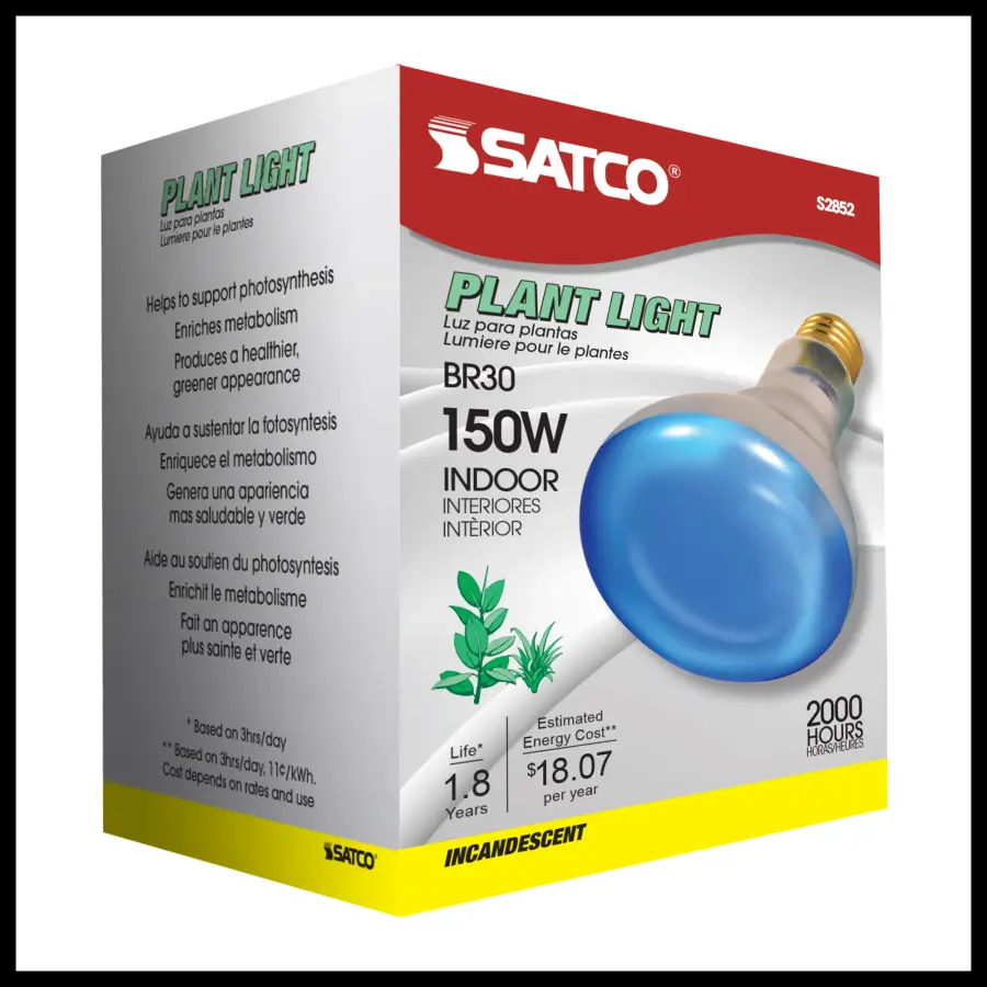 150 Watt R30 Incandescent - Grow - 2000 Average rated hours - Medium base - 120 Volt - Image 8
