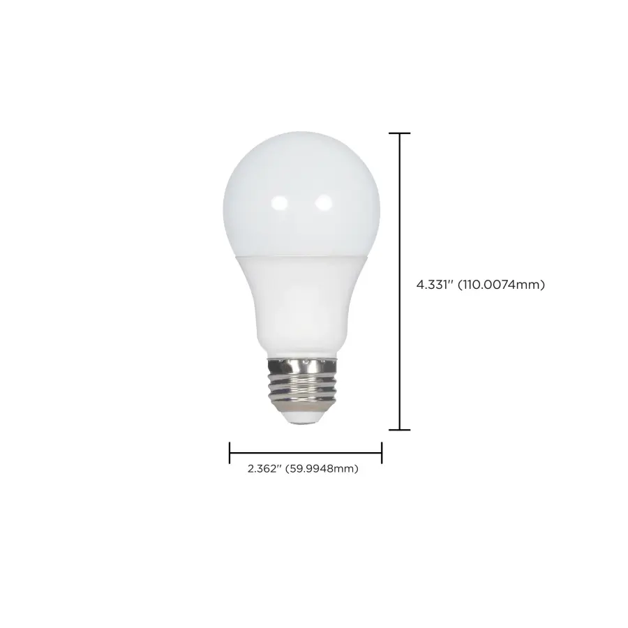 5.5 Watt - A19 LED - Frosted - 2700K - Medium base - 120 Volt - 4-pack - Image 9