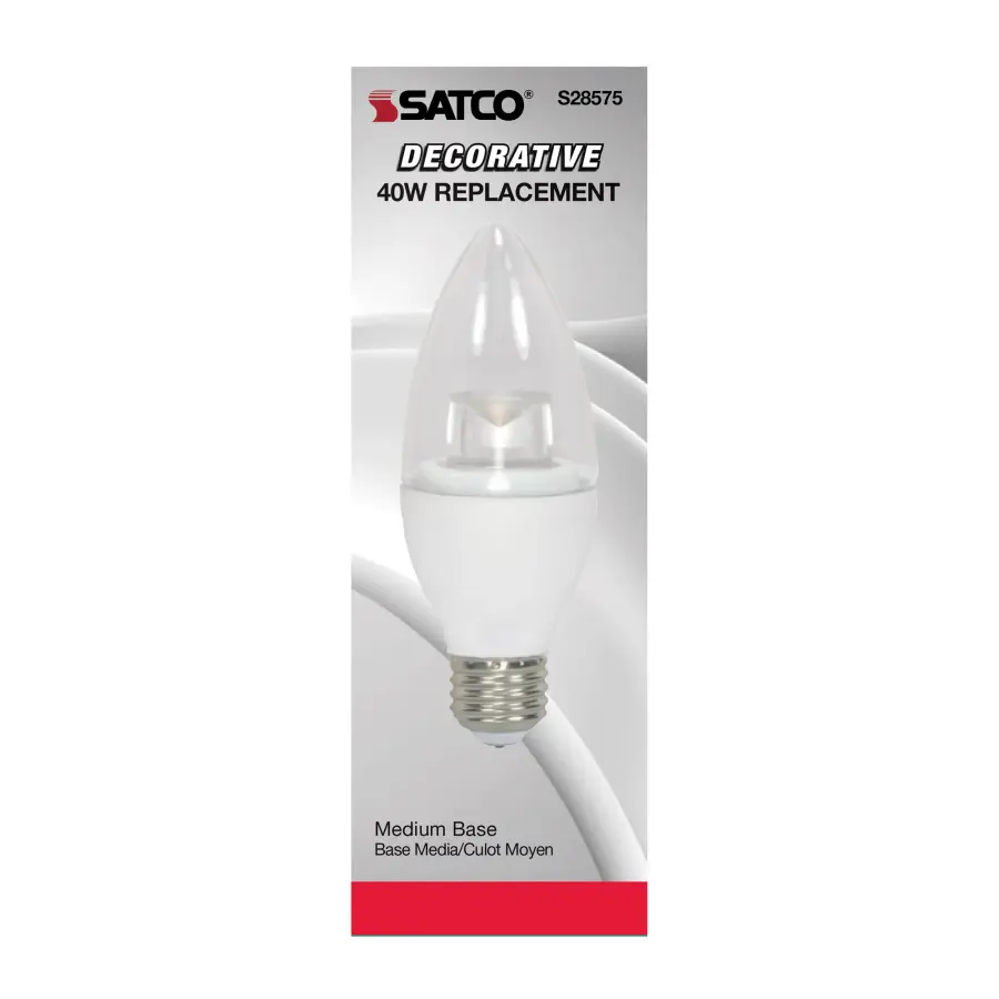 3.5 Watt - B11 LED - 3000K - Medium base - 120 Volt - Image 3