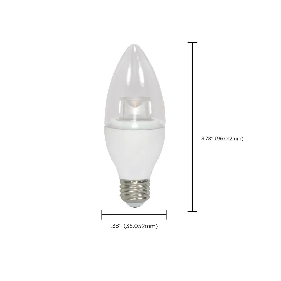 3.5 Watt - B11 LED - 3000K - Medium base - 120 Volt - Image 9
