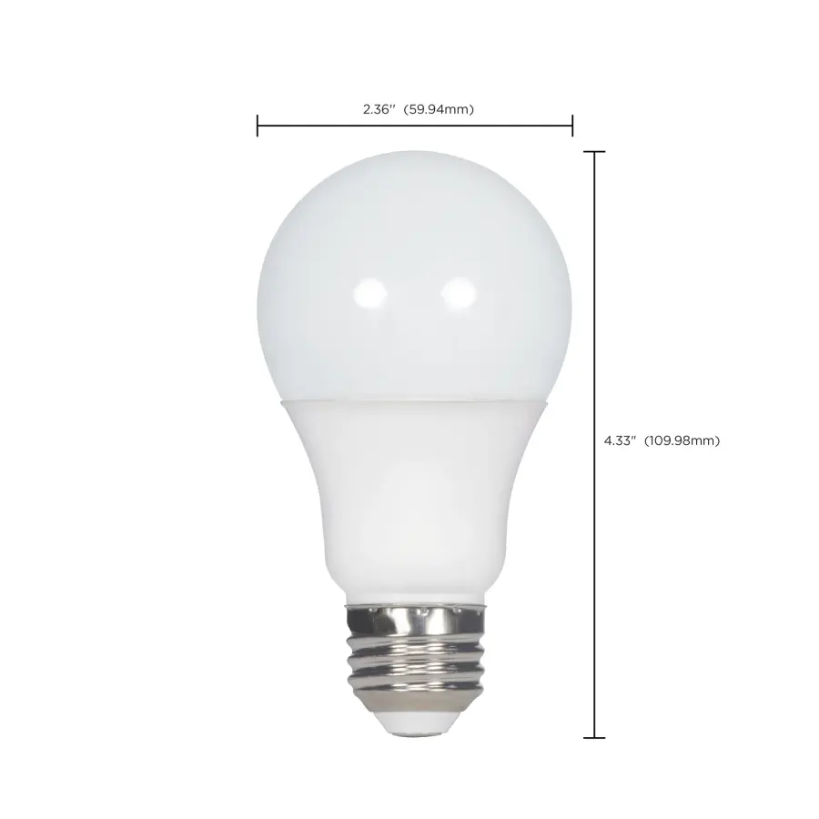 5.5 Watt - A19 LED - Frosted - 4000K - Medium base - 120 Volt - 4-pack - Image 8