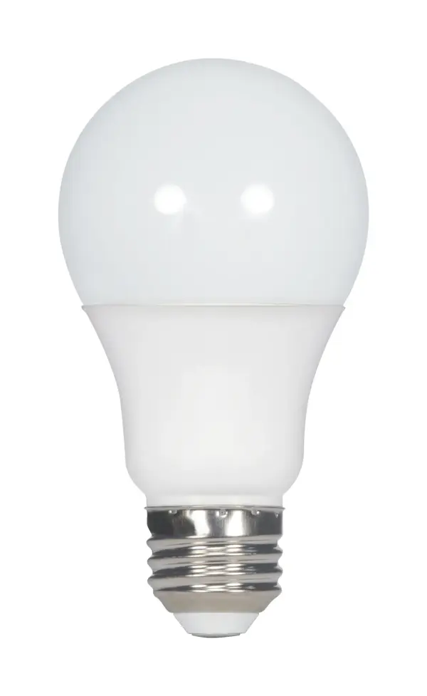 5.5 Watt - A19 LED - Frosted - 5000K - Medium base - 120 Volt - 4-pack - Image 1