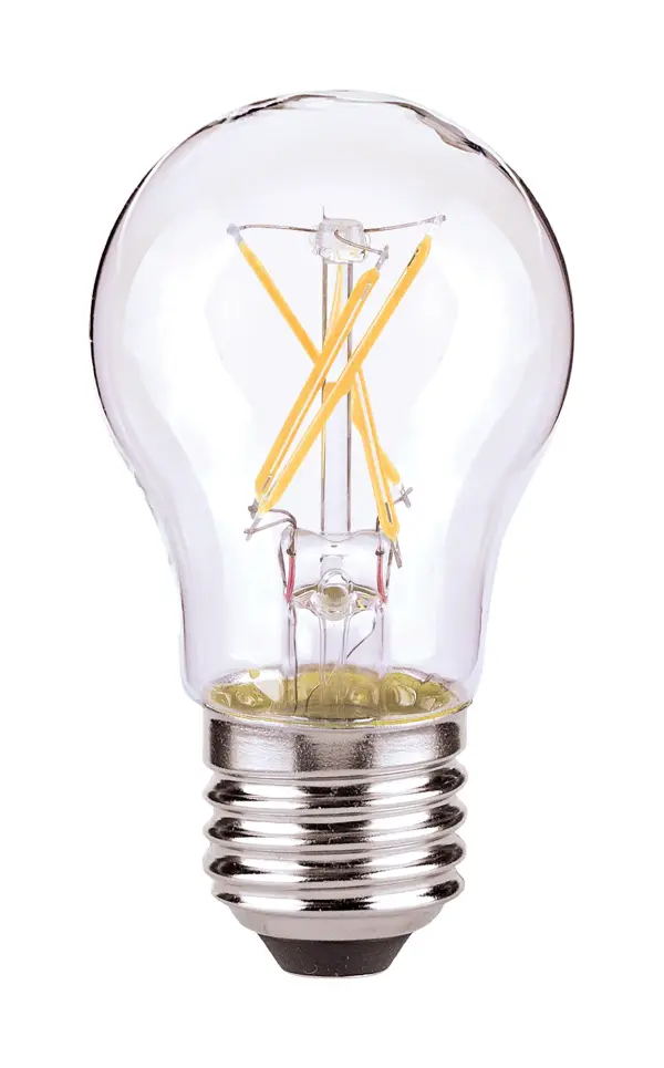 5 Watt A15 LED Filament - Clear - Medium base - 2700K - 120 Volt - Carded - Image 1